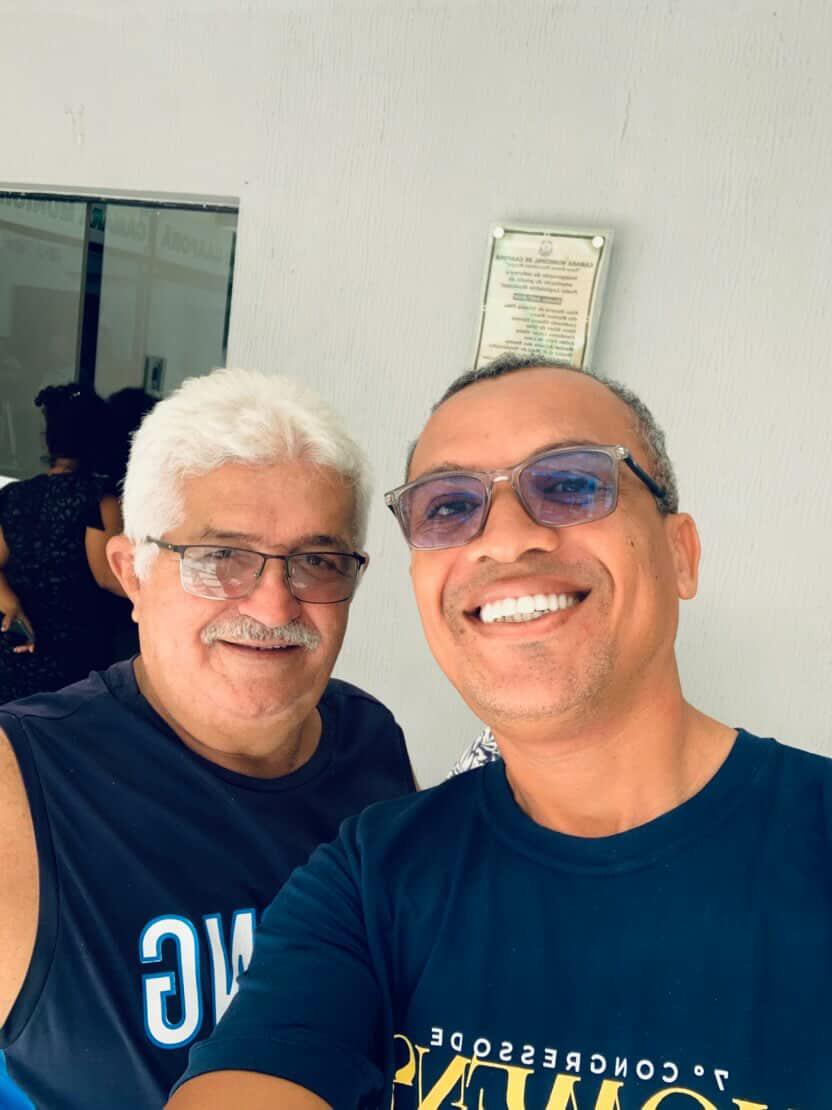 Junto com ex-vereador Lindinaldo em Caaporã