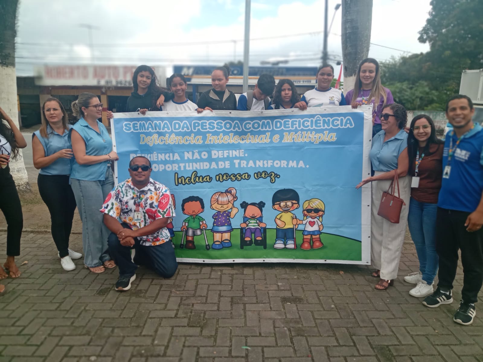 Caminhada Inclusiva em respeito à Semana de Consciência da Pessoa com Deficiência